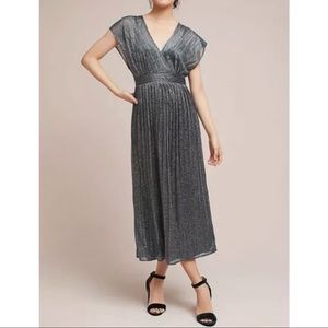 Anthropologie Moulinette Soeurs Metallic Dress